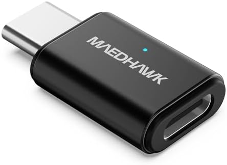 MaedHawk Bypass Motorcycle CarPlay Bluetooth Headset Adapter with Passthrough USB-C Charging Port