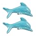 MAQIONGFEN Cabinet 2pcs Meubles tiroirs poignées de Meubles de Jolies poignées de Meubles de Dauphin poignées armoires (Color : Sky-Blue, Size : A)