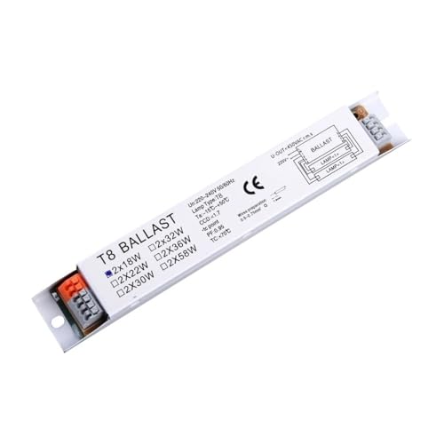 RTRCAGAKM 2x18/30/58W Wide T8 Lampada Fluorescente Elettronica Adattabile Ballast rapido istantaneo(18w)