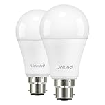 Linkind Bayonet Light Bulb 100w Equivalent,Daylight White 5000K, 13.7W 1600lm Super Bright B22d LED Bulbs,BC GLS Energy Saving Bulbs, Non-Dimmable, 2 Pack
