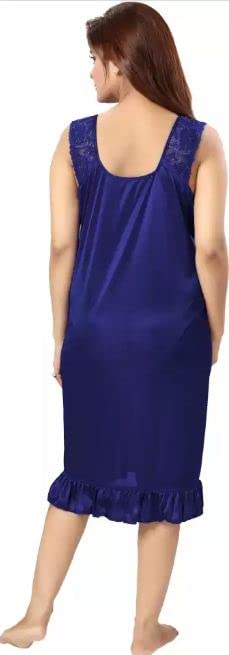 Image of Women's Satin Short Babydoll Nighty