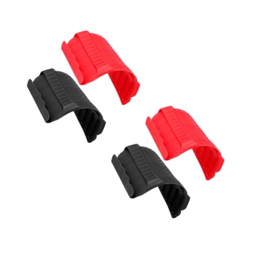 MUCKLILY 2sets 2pcs Finger Guards Kitchen Finger Protectors for Vegetable Fruit Cutting Easy to Clean Chop Guards Cooking Tools 2pcs*2