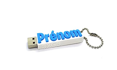 3DKOUPE - Clé USB Personnalisée - 32 go - USB 3.0-1 ou 2 couleurs - Personnalisable avec texte - 18 Couleurs au choix - Conçu et fabriqué en Europe