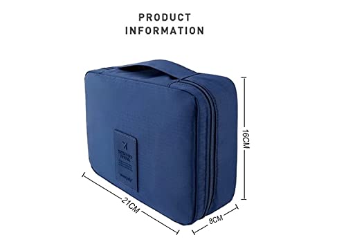 Image of Styleys Toiletry Bag Cosmetic Pouch Toiletry Kit (S1028, Grey)