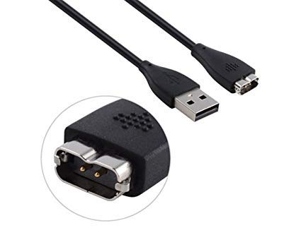 DragonTrading Replacement USB Charging Cable Compatible with Fitbit Charge HR, Black - Image 3
