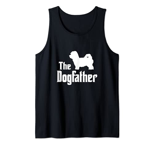 The Dogfather - funny dog gift, funny Maltipoo Tank Top, Black, S
