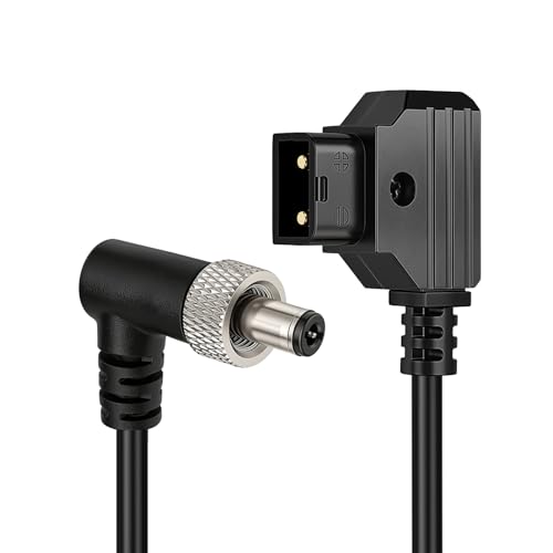 Image of Power Cable for Decimator MD-HX DMON-QUAD| D-Tap to Elbow Locking Collar DC 5.5X2.5mm