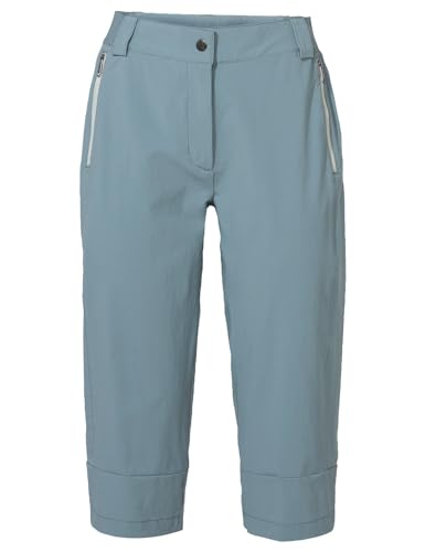 VAUDE Wanderhose Damen Farley Stretch Capri Hose III, Nordic Blue, 34 – Ansicht 1