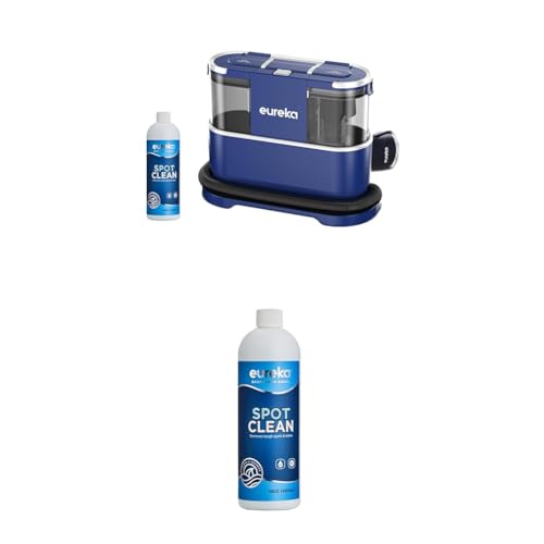 Bundle of Eureka NEY100 Nettoyeur Canapé Tissu 12500Pa,Aspirateur Nettoyeur de Tapis pour canapé, Tapis, Rembourrage, Voiture,Shampouineuse avec Réservoir d'Eau de 1,5 Litre et 2 Détergents de 450 ml