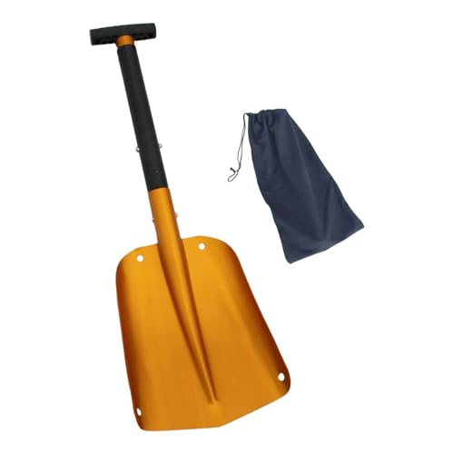 Pala de aluminio ligera con mango extensible para mover nieve y tierra fácilmente 2