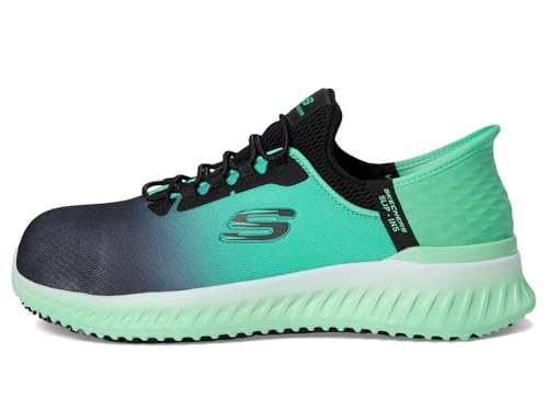 Image of Skechers Women's Tilido Ombray | Work, Slip-ins, Relaxed Fit, Max Cushioning, Slip Resistant, Electrical Hazard, Air-Cooled Memory Foam, Heel Pillow