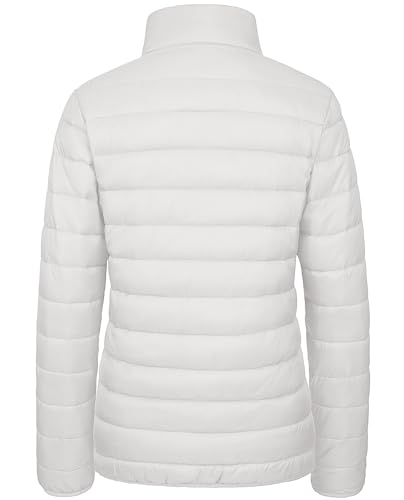 image for MAGCOMSEN Women's Puffer Jacket Ultra-lightweight Quilted 4 Pockets Fu