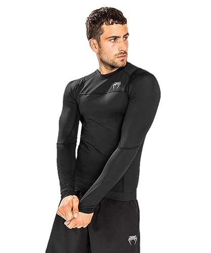 Venum Men's G-fit Air Rashguards Longsleeve-Black3