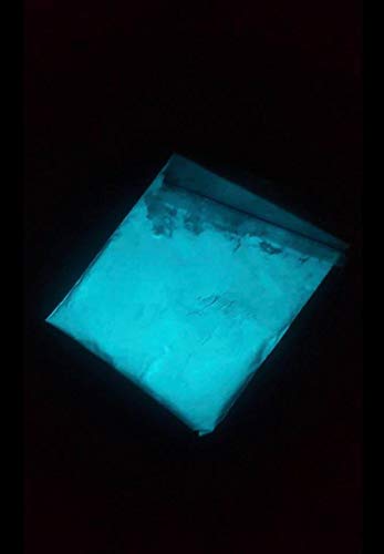 Professional Premium Light Powder Very Bright in the Dark Fluorescent Color Powder Self-Luminous UV Glow Powder, Glow in the Dark (Green, Blue, Yellow, Purple, Teal Blue, Green