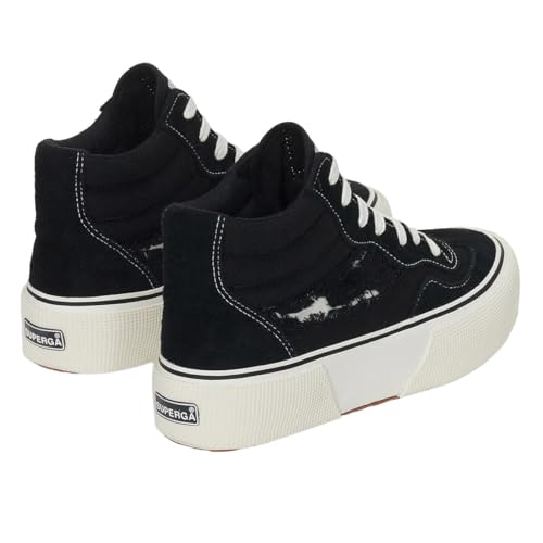 Superga Unisex-Adult 3141 Revolley Mid Ripped Swallow Tail Sneaker2