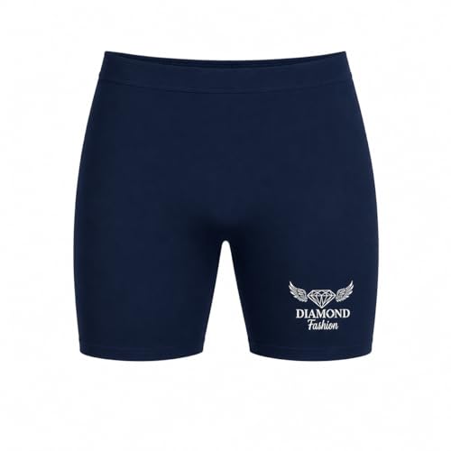 Image of Diamond Fashion Men Gym Compression Shorts Breathable Fitness Training Sports Shorts, Men Activewear Gym Wear Cycling Bodybuilding Shorts
