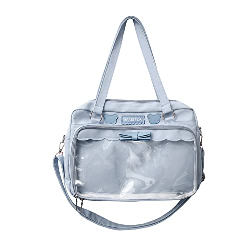 Sac à bandoulière femme grand nylon pour cours et bureau