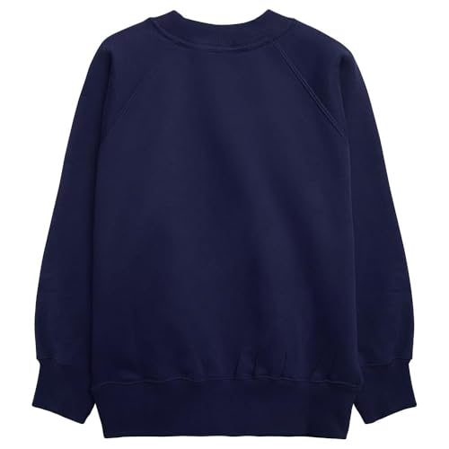 Sudadera escolar unisex que no hace bolas para uniforme diario de niños 5