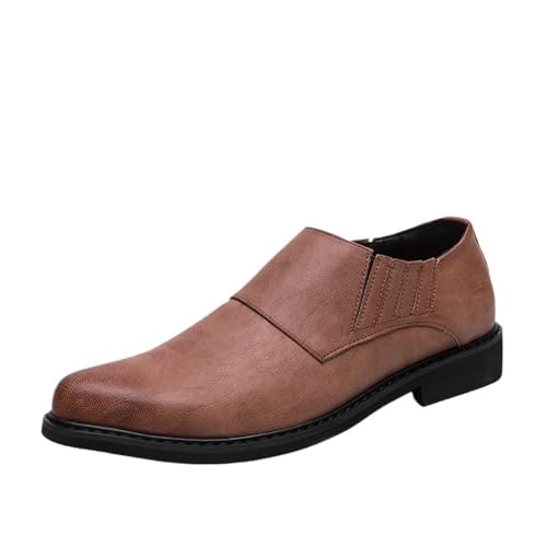 Mens Formal Shoes Non Slip Office Business Italian Suede Leather Evening Slip-on Breathable