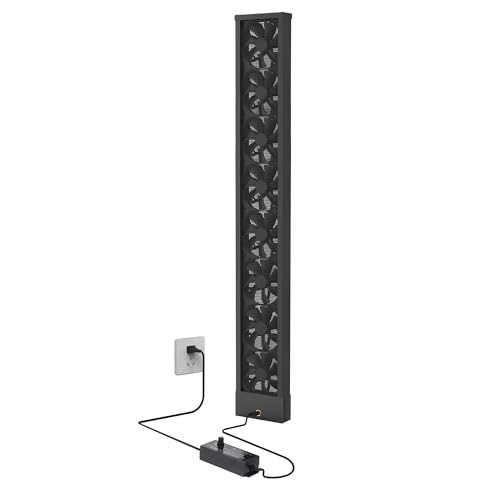 Image of 49.2-51.2 Inch Vertical Window Fan for Sliding Windows fit Window Top and Bottom Frames Securely Tool-Free Setup with Adjustable Speeds for Large Areas, Attics, or Poor Ventilation Spaces-Exhaust Only