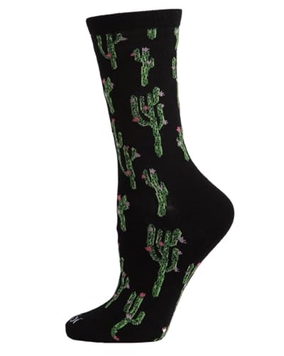 Image of MeMoi Cactus Rayan Blend Crew Socks