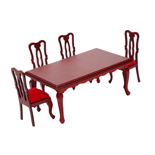 Meuble cuisine en bois miniature robuste pour ornements poupee