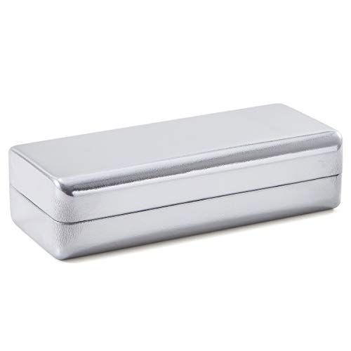 Image of TRIUMPH VISION Sunglasses Case Hard Shell Glasses Case Eyewear Eyeglasses | Sunglass Eyeglass Hard Case for Women and Men Metal PU Leather Lined Storage with Microfiber Cleaning Cloth Protection