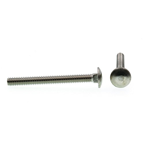 Image of Prime-Line 9062374 Carriage Bolts, 1 /4 In.-20 X 2-1 /2 In., Grade 18-8 Stainless Steel (25 Pack)