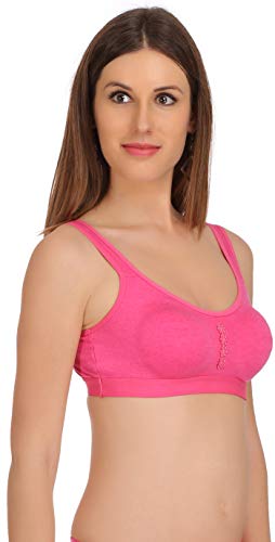 Image of FIMS - Fashion is my style Women?s Cotton Lycra Molded Cup Sports Bra Gym Bra Yoga Bra Running Bra Sports Bra Sports Bra for Women for Gym Sports Bra for Girls Sports Bra for Women Pack of 1