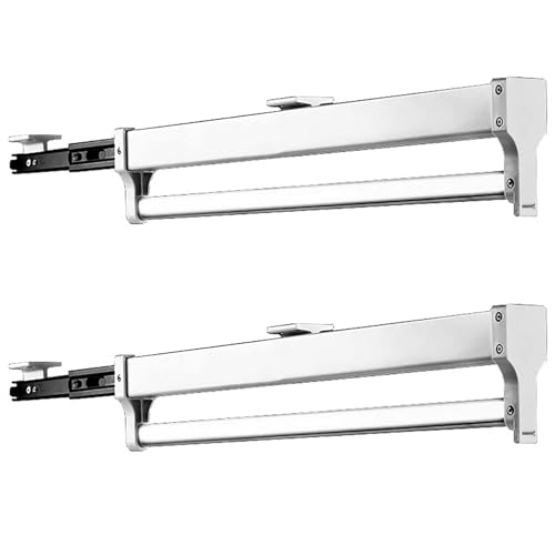 Tringles de placard extensibles et coulissantes en acier de qualité supérieure