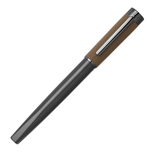 Hugo Boss Stylo Plume Corium Camel en cuir de luxe - 2