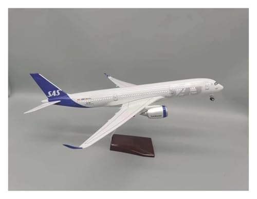Avión de metal A350-900 para decorar estudios de aviación de 47 cm 6