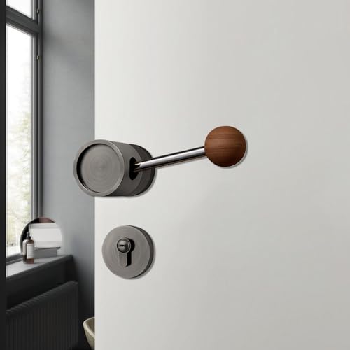 Poignées de porte intérieures avec serrure à levier d'intimité pour chambre