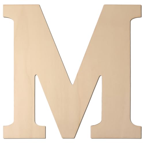 Large Wooden Greek Letters 12 Inch Unfinished Greek Wooden Letters Μ Mu Wood Alphabet Letters for Wall Decor DIY Crafts Sorority Fraternity Party Decoration Birthday Gift Nursery Home Wall Art