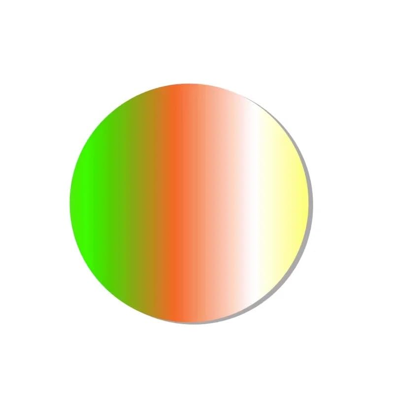 20mm HOE Circular Holographic Diffraction Grating Sheet 200-2000nm 50-600 Lines Optional(50 lines)