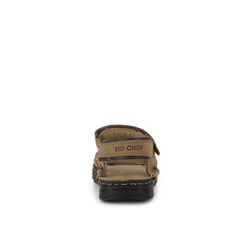 Image of Red Chief Nubuck Leather Casual Slip-On Sandal for Men| RC0317