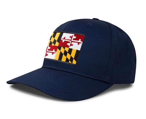 Image of International Tie State Hat for Men and Women, Adjustable Snapback Trucker Baseball Cap with Embroidered Patch