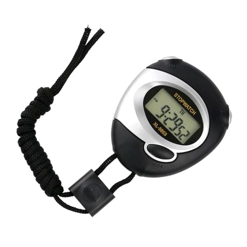 固体電子ストップウォッチ大型 LCD ディスプレイ付きシングルメモリ機能タイマースポーツトレーニングタイミング耐候性電子タイマー