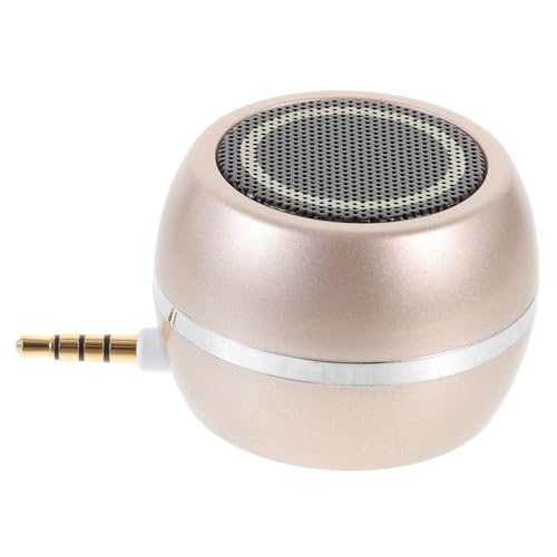 SHOWERORO Wired Speaker with Aux Input USB Rechargeable High Fidelity Sound Compact Design for Desktop Use Elegant Finish External Speaker for Mobile Devices
