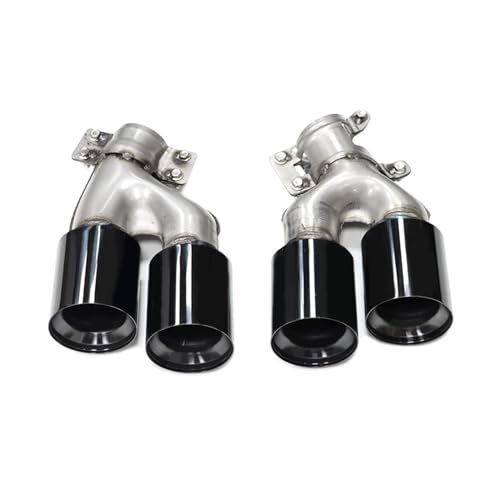 Embout d'échappement BMW G30 G31 acier inoxydable pour 525i 528i 530i quad noir