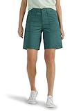 Lee Women's Ultra Lux Comfort with Flex-to-Go Utility Bermuda Short, Evergreen, 12