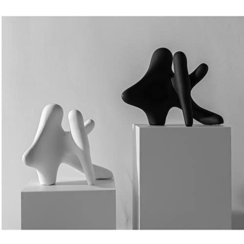 Statue en céramique Double Danse SSDD, cadeau déco minimaliste - 4