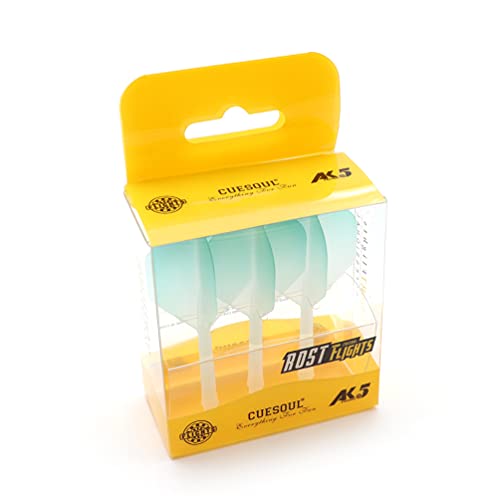 Cuesoul Integrated Dart Shaft And Flights Dark Green-Standard Shape Graduated Color,Size S #TOP5