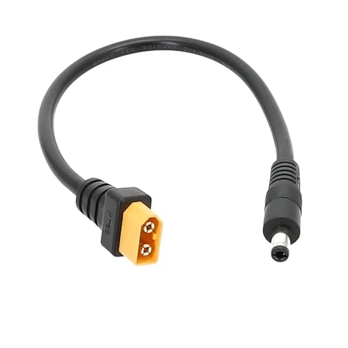 Cable conector XT60 a DC 5521 macho y hembra para carga de baterias de radiocontrol 3