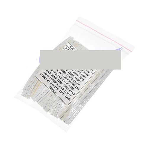 0402 SMDZ~bNRfTlߍ킹Lbg 1pF~10uF 50l*50=2500PCS `bvZ~bNRfTeʃ[^[