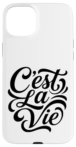 �N���V�b�N�ȃt�����X��\�� C'est La Vie �X�}�z�P�[�X iPhone 15 Plus �p