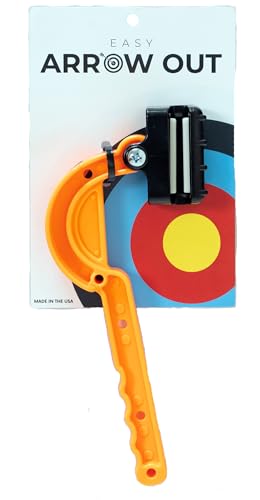 Generic Easy Arrow Out Arrow Puller & Remover Tool for Archery Targets, Hunting, Summer Camp, School Programs & Target Practice Arrow Gripper Premium Hand Saver - Hunter Orange