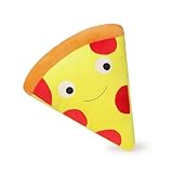 MELECERi Pizza Plush Pillow, Stuffed Food Pillow, 19.6 inches Cute Pizza Toy for Kids, Medium
