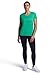 HEAD Women’s Energy Strength Short Sleeve T-Shirt, Relaxed Fit, Stretch Midweight Material, Holly Green, Large