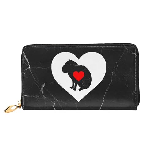 Capybara Silhouette Wallet Card Bag2